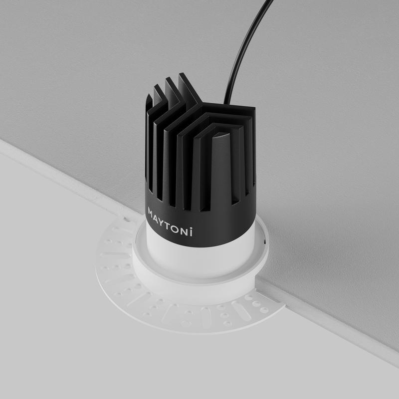  Светильник Dip 15Вт 2700К 50град. встраив. Maytoni DL121-15W-2.7K-TRS-W фото в каталоге от BTSprom.by