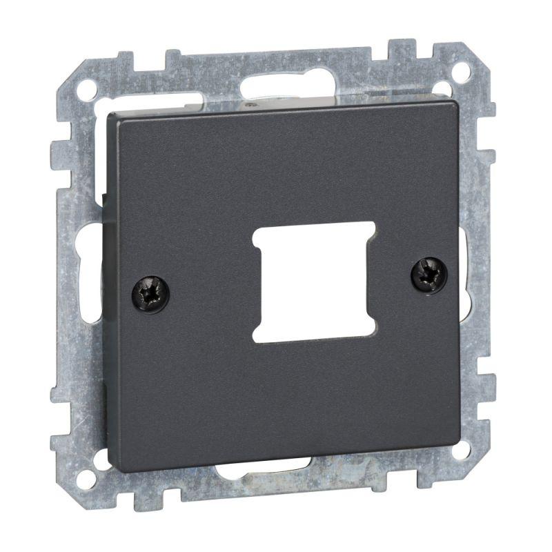  Плата центральная Merten для розетки компьютерной/телефонной 1-м RJ45/RJ11 антрацит SchE MTN291114 фото в каталоге от BTSprom.by
