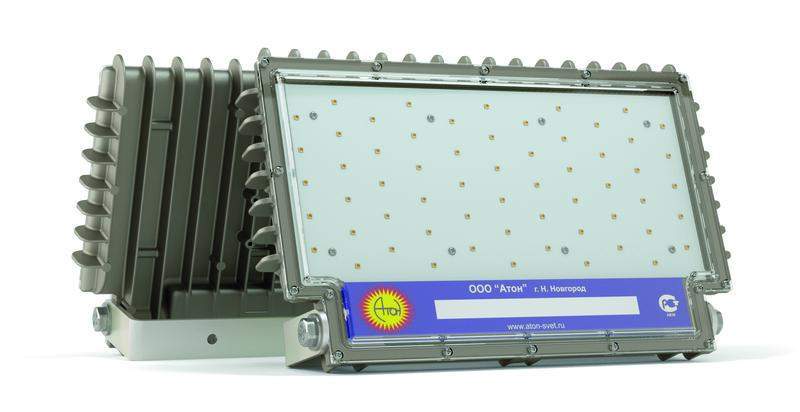 прожектор светодиодный ат-док-13/75-220vac-ip67-ex "star" 75вт 5000к ip67 9750лм луч 6град. атон атдок1375220vacip67ex от BTSprom.by