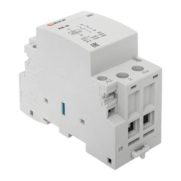  Контактор модульный КМ 40А NО+NC (2 мод.) EKF km-2-40-11 фото в каталоге от BTSprom.by