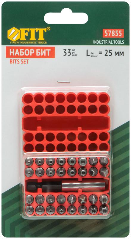  Набор бит 33шт CrV FIT 57855 фото в каталоге от BTSprom.by
