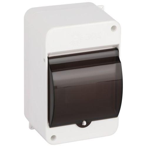 корпус навесной simple кмпн 1/4 ip30 пластик.; прозр. крышка; бел. эра б0069239 от BTSprom.by