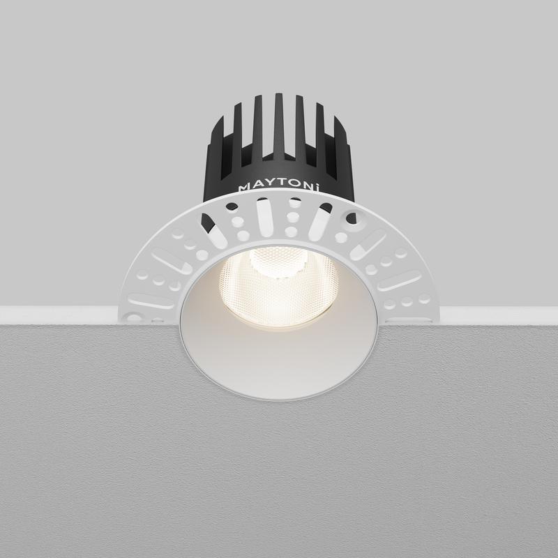  Светильник Dip 15Вт 4000К 50град. встраив. Maytoni DL121-15W-4K-TRS-W фото в каталоге от BTSprom.by