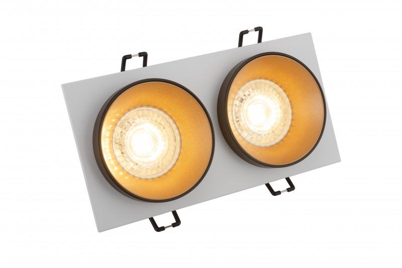  Светильник 50Вт GU10 IP20 встраив. алюм. черн./зол. DENKIRS 598764 фото в каталоге от BTSprom.by