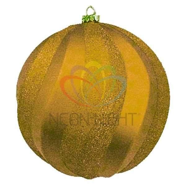 елочная фигура "шар вихрь", 20 см, цвет золотой от BTSprom.by