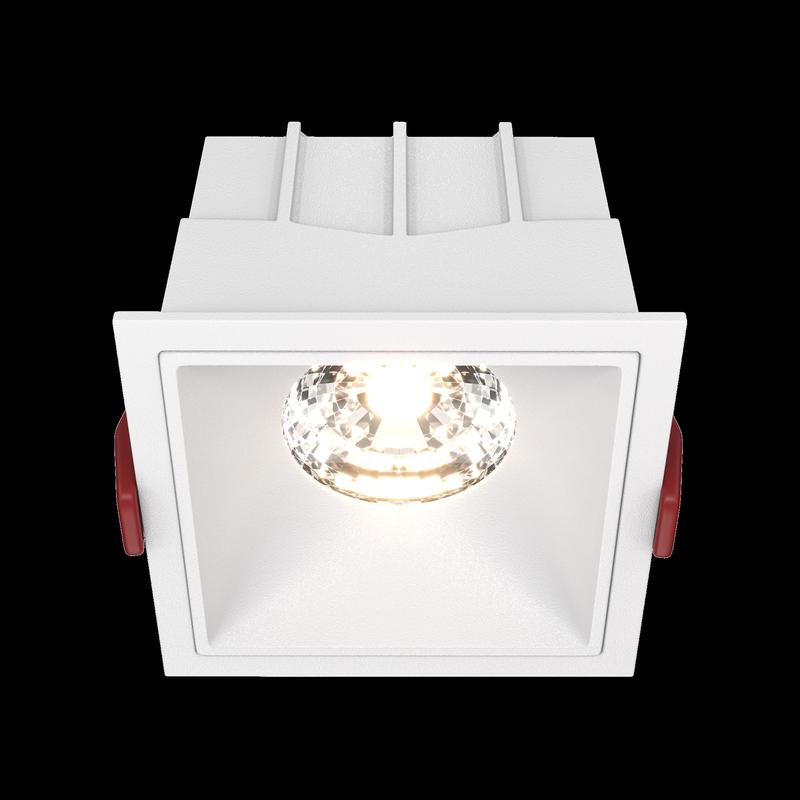  Светильник Alfa LED 1х15Вт 3000К 36град. Dim Triac встраив. Maytoni DL043-01-15W3K-D-SQ-W фото в каталоге от BTSprom.by