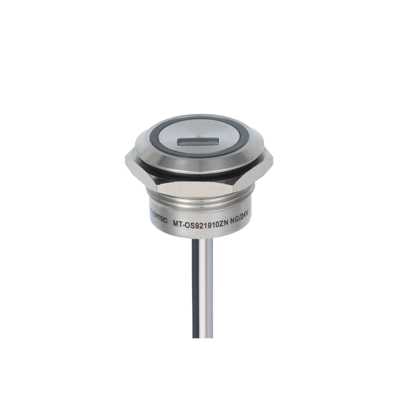 переключатель оптический с подсветкой зел. 19мм no с фиксацией npn 24в dc ip68 mt-os921910znng овен 157406 от BTSprom.by