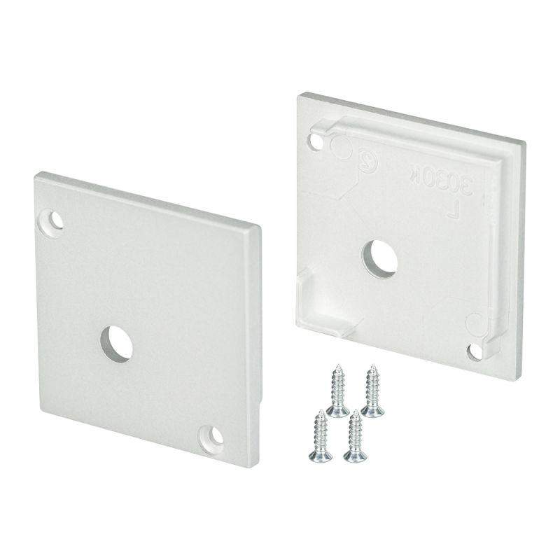 заглушка sl-kant-h30 square с отверстием пластик arlight 024481 от BTSprom.by