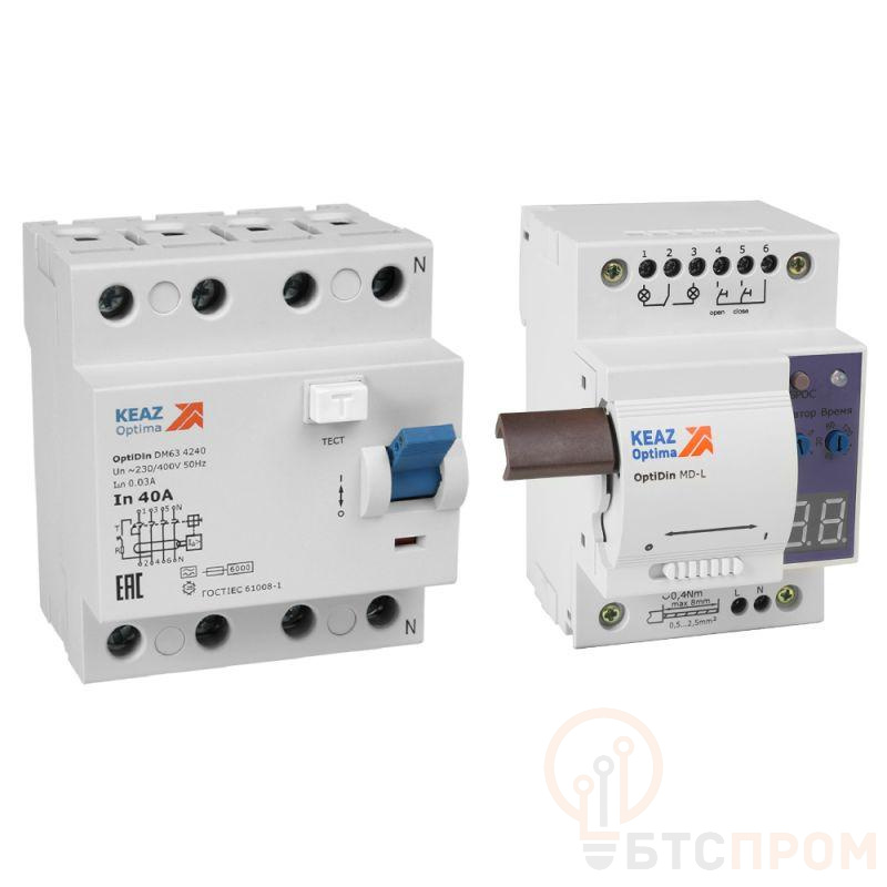 Моторпривод OptiDin MD-L-УХЛ4 + ВДТ без защиты от сверхтоков OptiDin DM63-4463-AС-УХЛ4 (4P 63 300mA) КЭАЗ 361848 фото в каталоге от BTSprom.by  Моторпривод OptiDin MD-L-УХЛ4 + ВДТ без защиты от сверхтоков OptiDin DM63-4463-AС-УХЛ4 (4P 63 300mA) КЭАЗ 361848 фото в каталоге от BTSprom.by
