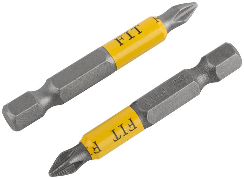  Набор бит кованые сталь S2 односторонние 50мм PH1 профи блистер (уп.2шт) FIT 57504 фото в каталоге от BTSprom.by