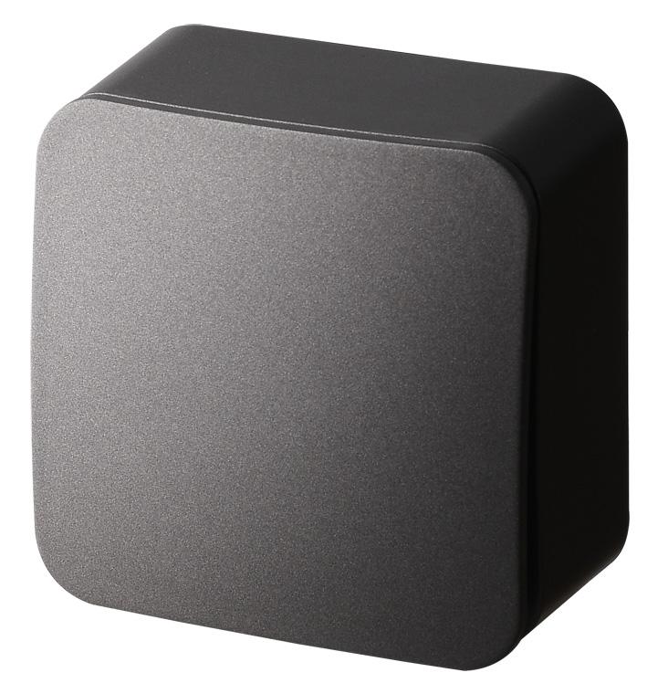 переключатель проходной 1-кл. оп 10а ip20 антрацит jasmart fs3012b от BTSprom.by