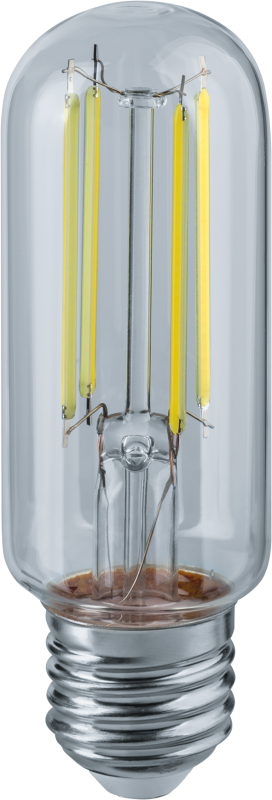 лампа светодиодная филаментная 14 442 nll-f-t39-7-230-4k-e27-cl filament прозрачная e27 176-264в 110мм navigator 14442 от BTSprom.by