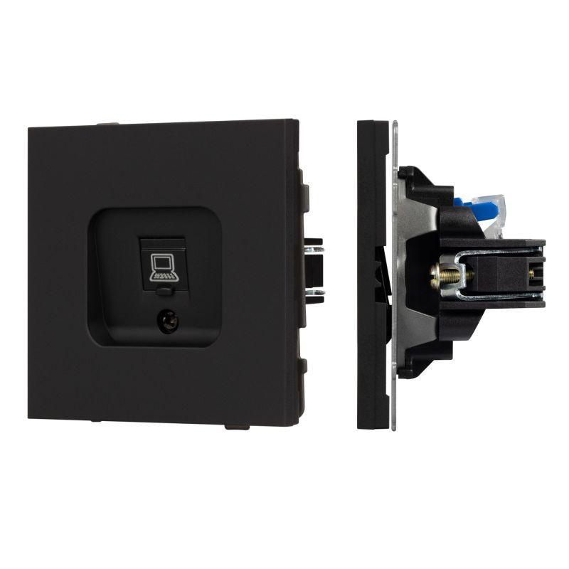 розетка компьютерная sct-tendo-mpc1-sfpl-bk rj45 кат.6 механизм arlight 054591 от BTSprom.by