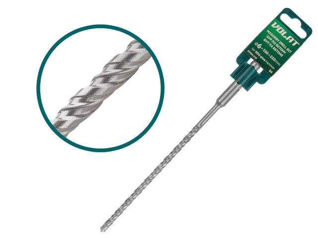 6х150х210 мм бур (сверло) sds-plus s4 волат (бур по бетону) 82106-210 от BTSprom.by
