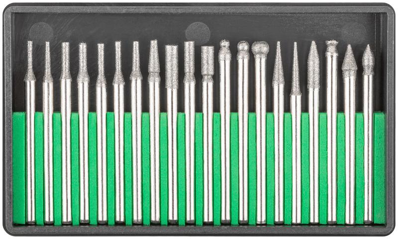 шарошка усиленная сталь с алмазным напылением штифт диам. 3мм (уп.20шт) mos 36480м от BTSprom.by