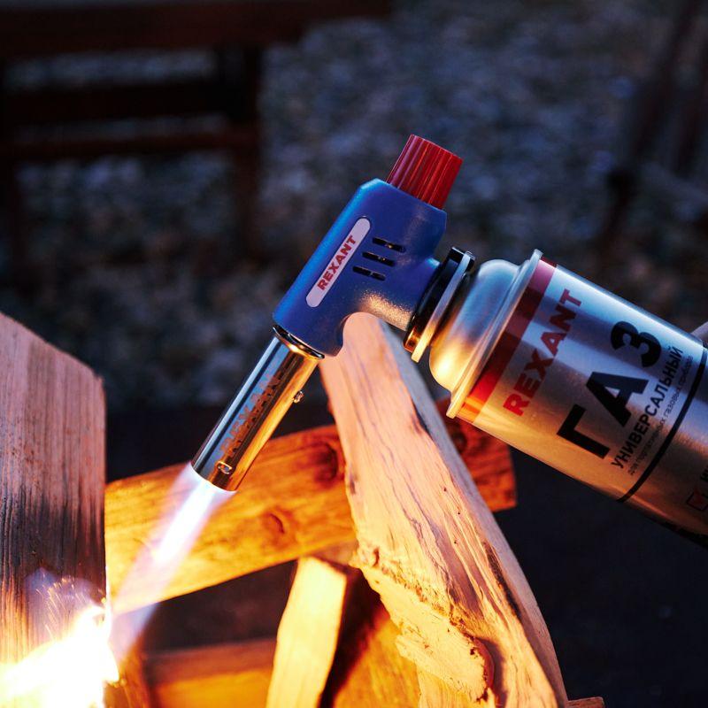  Горелка-насадка газовая GT-19 с пьезоподжигом REXANT 12-0019 фото в каталоге от BTSprom.by