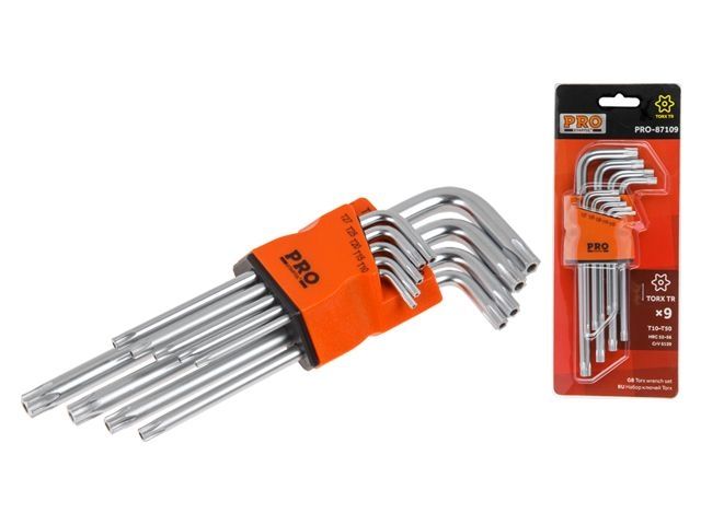 набор ключей torx t10-t50 9шт длинных pro startul (pro-87109) pro-87109 от BTSprom.by