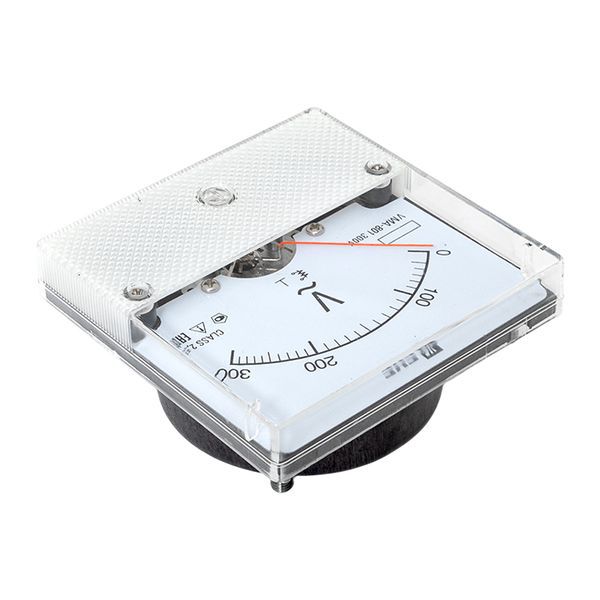  Вольтметр аналоговый VM-A801 на панель 80х80 (круглый вырез) 300В прямое подкл. EKF vma-801-300 фото в каталоге от BTSprom.by