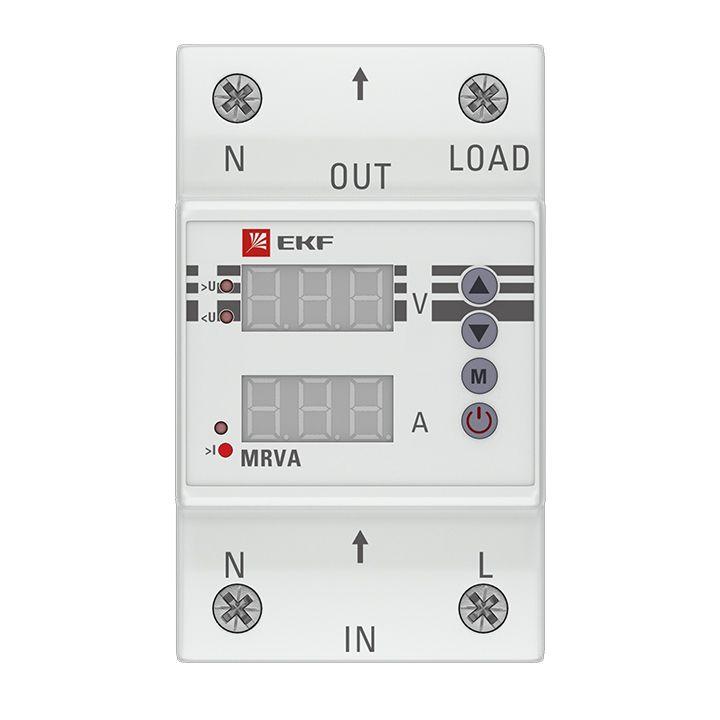 реле напряжения и тока с дисплеем mrva 40а proxima ekf mrva-40a от BTSprom.by