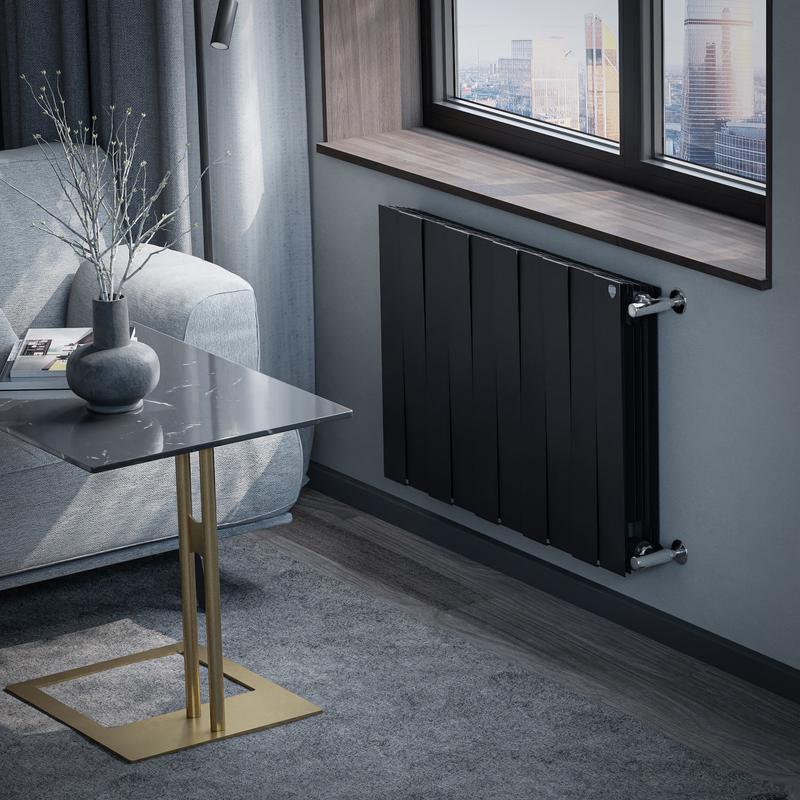  Радиатор PianoForte 500 new 10 секц. биметал. Noir Sable Royal Thermo НС-1176328 фото в каталоге от BTSprom.by