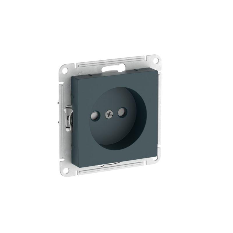 розетка atlasdesign 16а без заземл. защ. шторки быстрозажим. клем. механизм изумруд se atn000849s от BTSprom.by