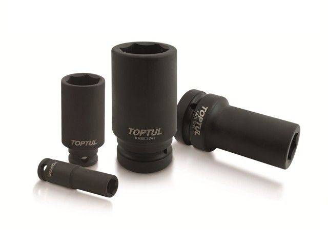 головка ударн. 1/2" 17мм 6гр. глубокая toptul (длина - 78мм) kabe1617 от BTSprom.by