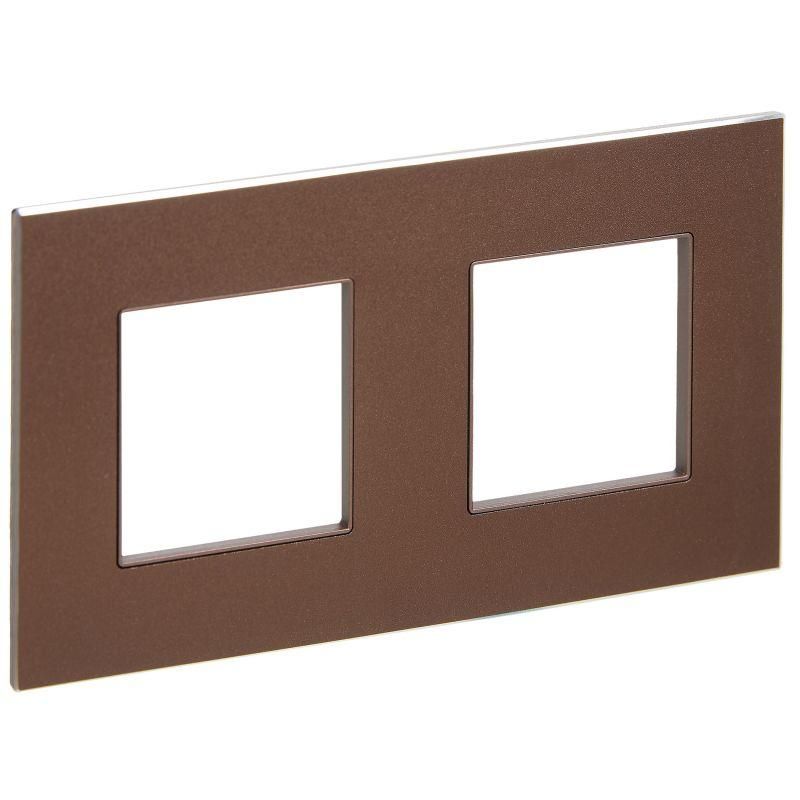 рамка 2-м skandy sk-f32br металл шоколад iek sk-m22-m-k30 от BTSprom.by