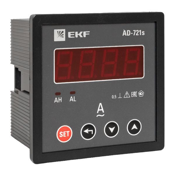 амперметр цифровой ad-721s 1ф на панель 72х72 квадрат. вырез в коротком корпусе proxima ekf ad-721s от BTSprom.by