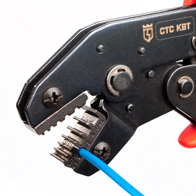  Пресс-клещи с набором матриц СТС-В КВТ 85272 фото в каталоге от BTSprom.by