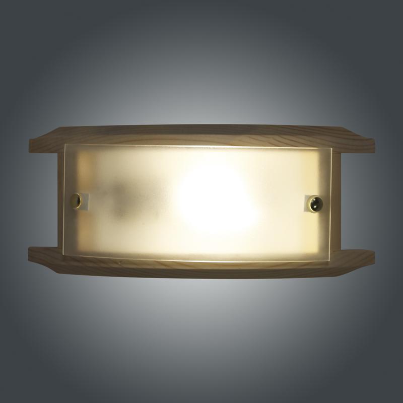  Светильник НББ 06-40 М39 "Полесье" 260х110 1х40Вт E27 IP20 матов. бел./корпус сосна/держатель винт зол. (инд. упак.) Элетех 1005205878 фото в каталоге от BTSprom.by