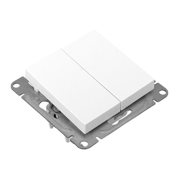  Выключатель 2-кл. СП Эпика механизм бел. EKF UP1-SWW-20 фото в каталоге от BTSprom.by