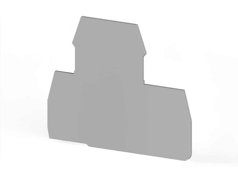 сегмент концевой на клеммники 2-х ярусные pik(2.5-4)n сер. npp pik 2.5-4n klemsan 449019 от BTSprom.by