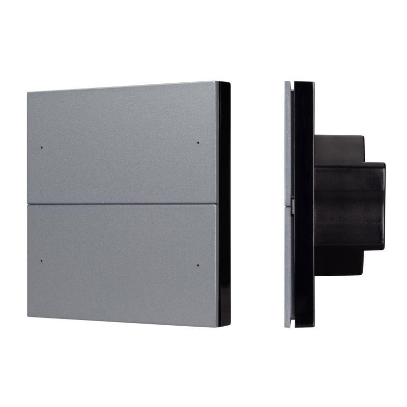 панель кнопочная smart-dmx512-801-22-4g-4sc-dim-in grey (230в 2.4g) (ip20 пластик) intelligent arlight 039311 от BTSprom.by