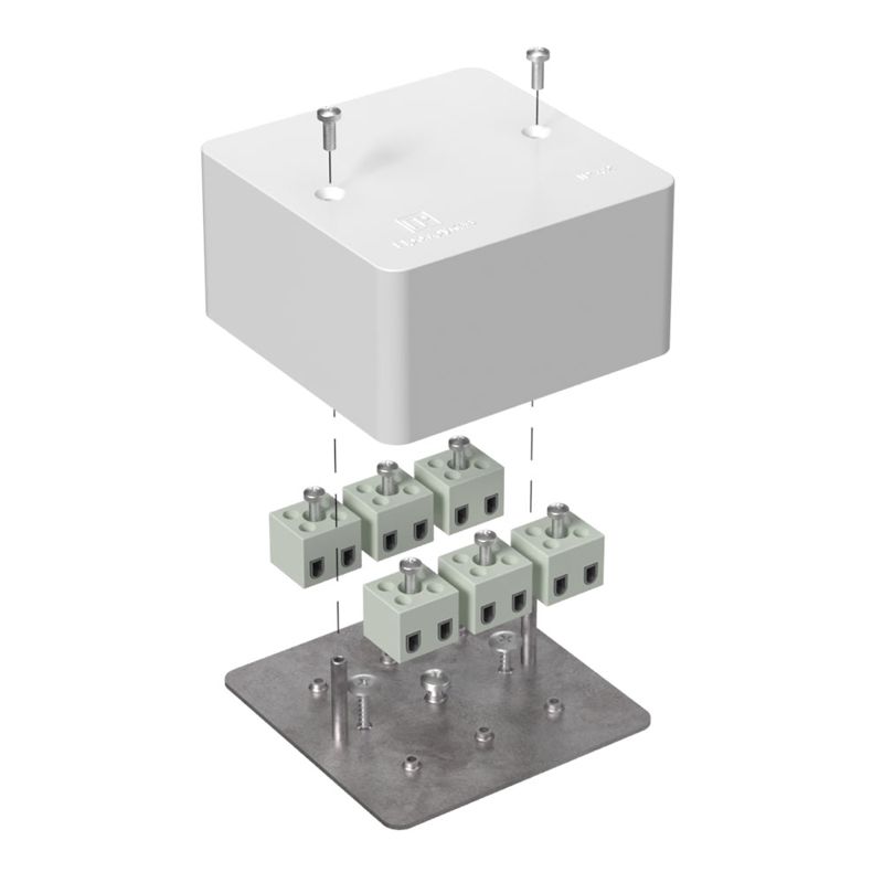 коробка огнестойкая для кабель-канала 40-0460-fr2.5-12 е15-е120 85х85х45 промрукав 40-0460-fr2.5-12 от BTSprom.by