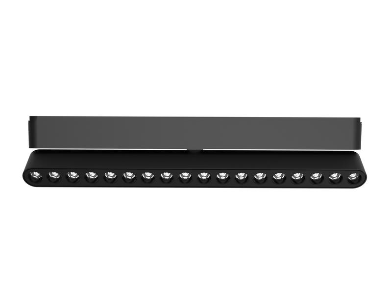 светильник светодиодный трековый mtr16 1318r 18вт 4000к spot 36град. bl ip20 низковольтный pro черн. jazzway 5057098 от BTSprom.by