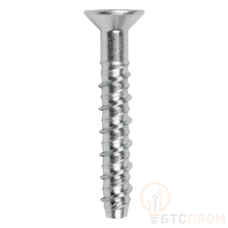 Анкер-шуруп для бетона с потайной головкой 6х75мм горяч.оцинк. (уп.100шт) DKC CM590675HDZ фото в каталоге от BTSprom.by  Анкер-шуруп для бетона с потайной головкой 6х75мм горяч.оцинк. (уп.100шт) DKC CM590675HDZ фото в каталоге от BTSprom.by