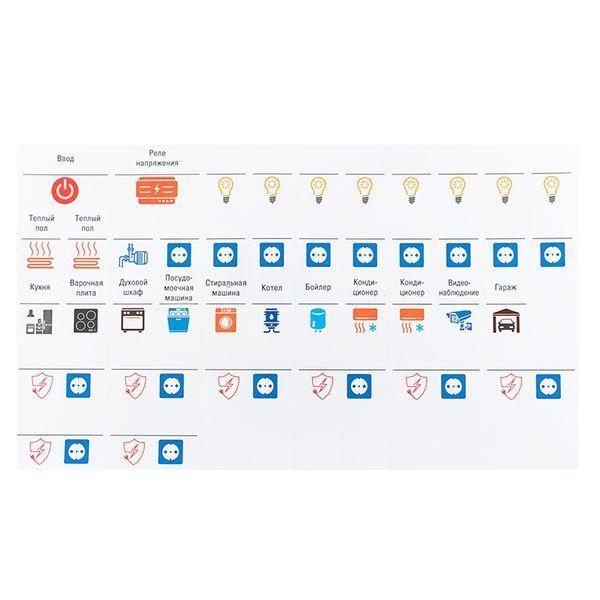  Наклейка модульная средний комплект 137х240 PROxima EKF mn-1-2 фото в каталоге от BTSprom.by