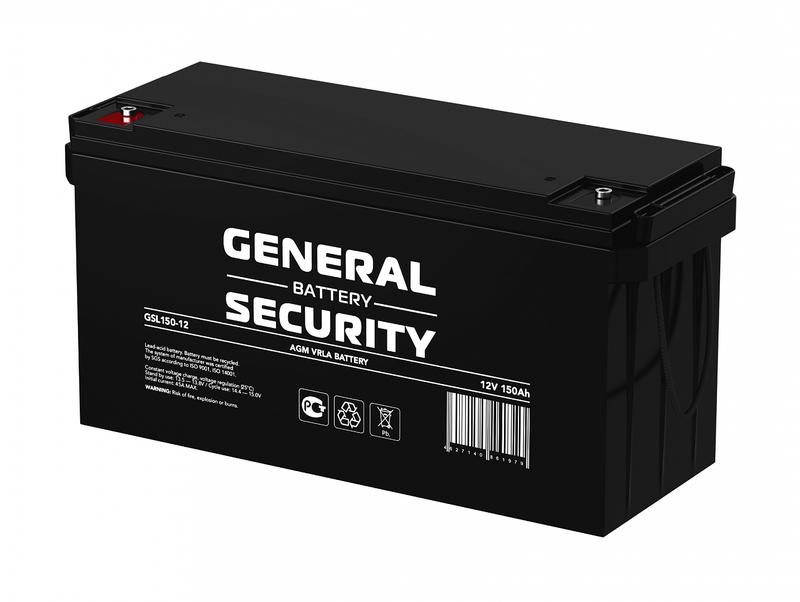 аккумулятор 12в 150а.ч general security gsl150-12 от BTSprom.by