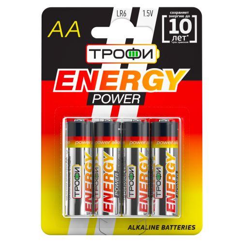 элемент питания алкалиновый aa/lr6 lr6-4bl (блист.4шт) трофи c0034657 от BTSprom.by