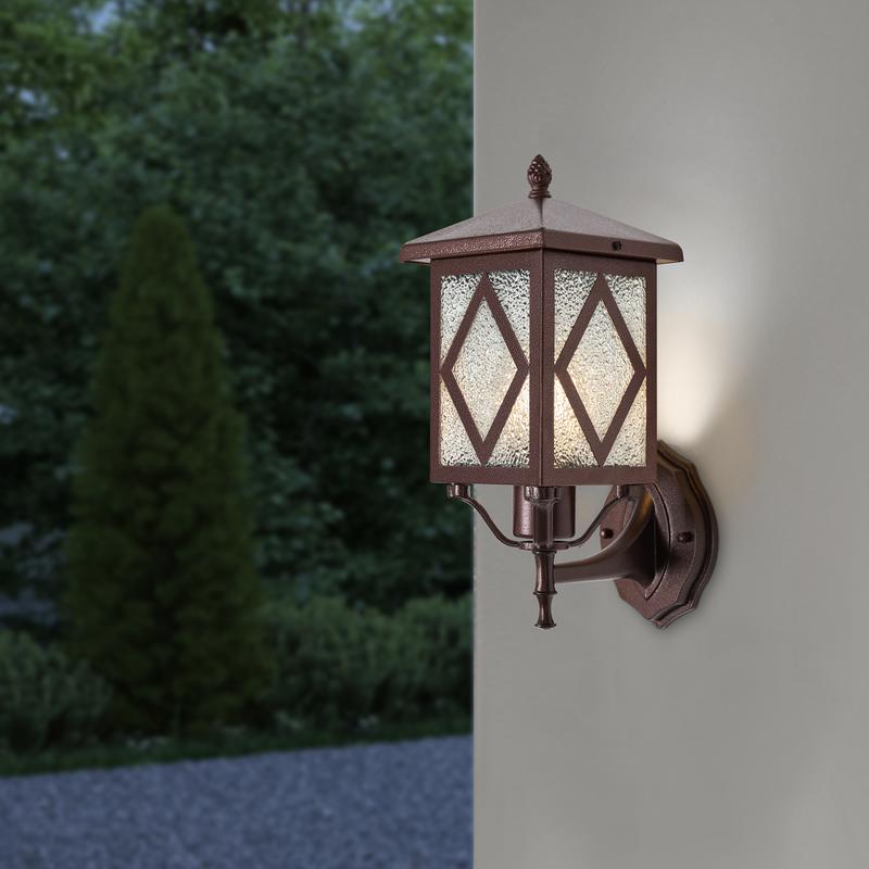  Светильник Heim 1х40Вт E27 IP44 бра настен. Voltega VGL7210WL-01BR фото в каталоге от BTSprom.by