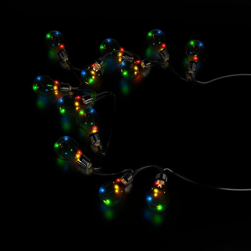 гирлянда светодиодная садовая solar "большие шары" 10 ламп мультицвет ip44 gauss gs035 от BTSprom.by