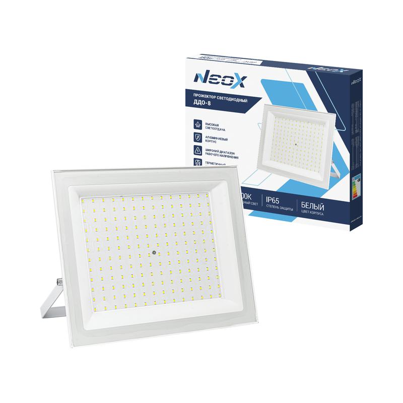 прожектор светодиодный ддо-8 150вт 6500к ip65 15000лм 230в 100лм/вт бел.neox 4690612066684 от BTSprom.by