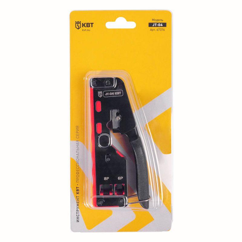  Пресс-клещи для RJ разъемов JT-04 КВТ 67376 фото в каталоге от BTSprom.by