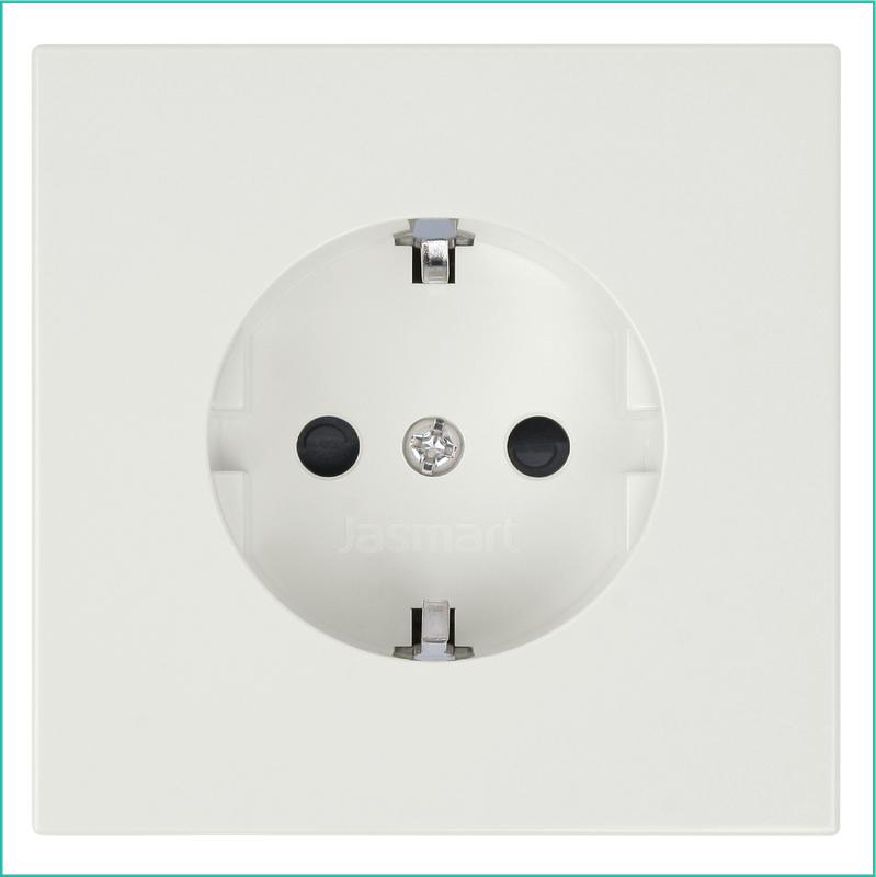 розетка 1-м сп fd shuko 16а ip20 с заземл. защ. шторки механизм сахара jasmart fd5501sh от BTSprom.by