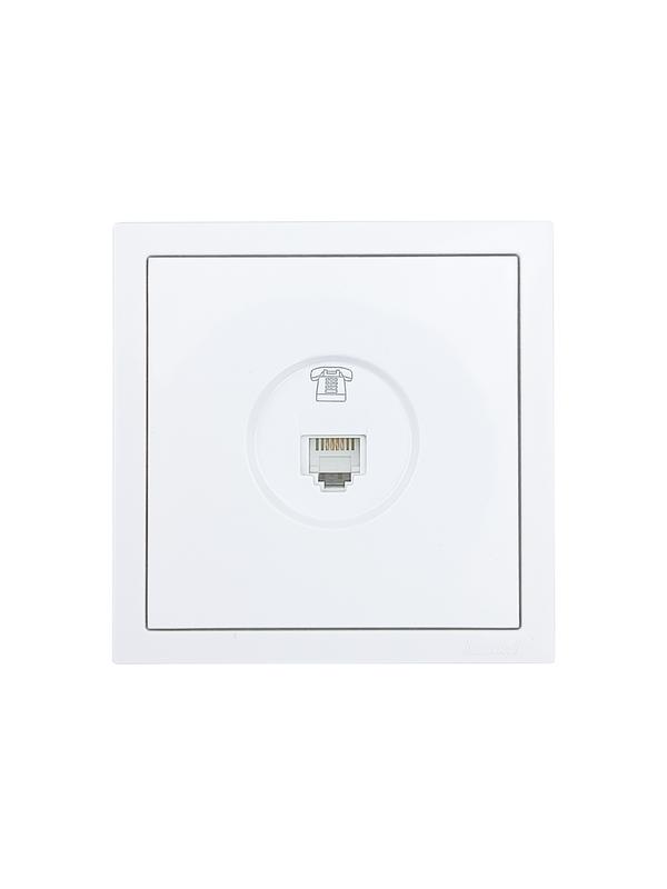 розетка телефонная евро сп zima ip20 бел. lezard 704-0288-137 от BTSprom.by