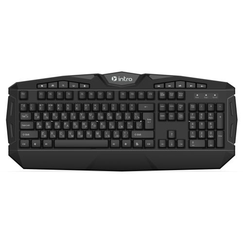  Комплект клавиатура и мышь GXZ990 игровой 1200-3600dpi + коврик + гарнитура черн. Intro Б0060195 фото в каталоге от BTSprom.by