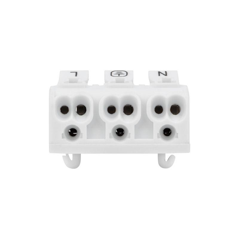  Клемма пружинная соединительная КСП 3-полюсная с монтажными ножками (уп.100шт) Rexant 07-6215-1 фото в каталоге от BTSprom.by