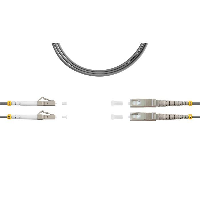 патч-корд во mm(om1) lc/upc-sc/upc 3.0мм duplex lszh 10м сер. suprlan 09-12110 от BTSprom.by