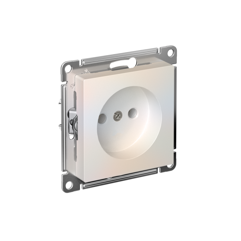 розетка atlasdesign 16а без заземл. без шторок быстрозажим. клем. механизм жемчуж. se atn000441s от BTSprom.by