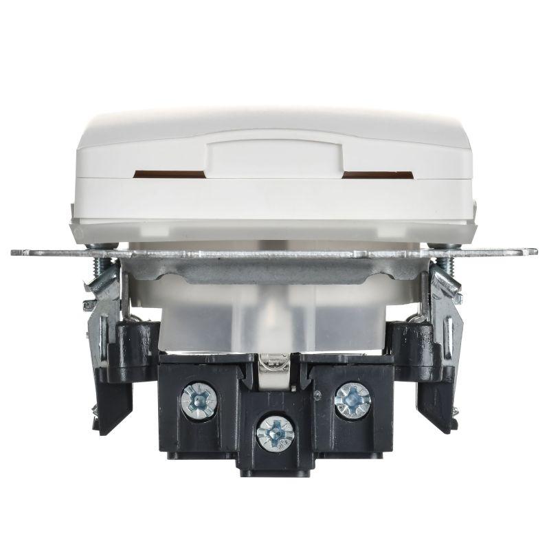  Розетка BRITE РСбш10-3-44-БрАБ 16А IP44 с заземл. защ. шторки с крышкой механизм арктич. бел. IEK BR-R16-16-44-K91 фото в каталоге от BTSprom.by